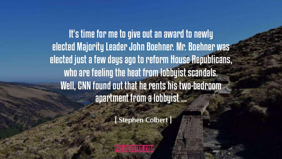 Apartment quotes by Stephen Colbert