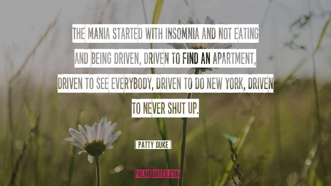 Apartment quotes by Patty Duke