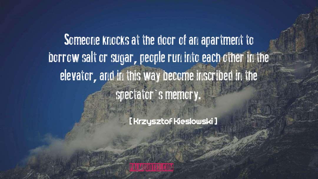 Apartment quotes by Krzysztof Kieslowski