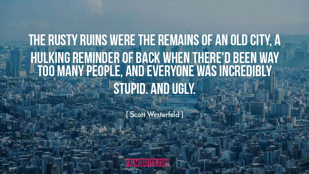 Apathy Funny quotes by Scott Westerfeld