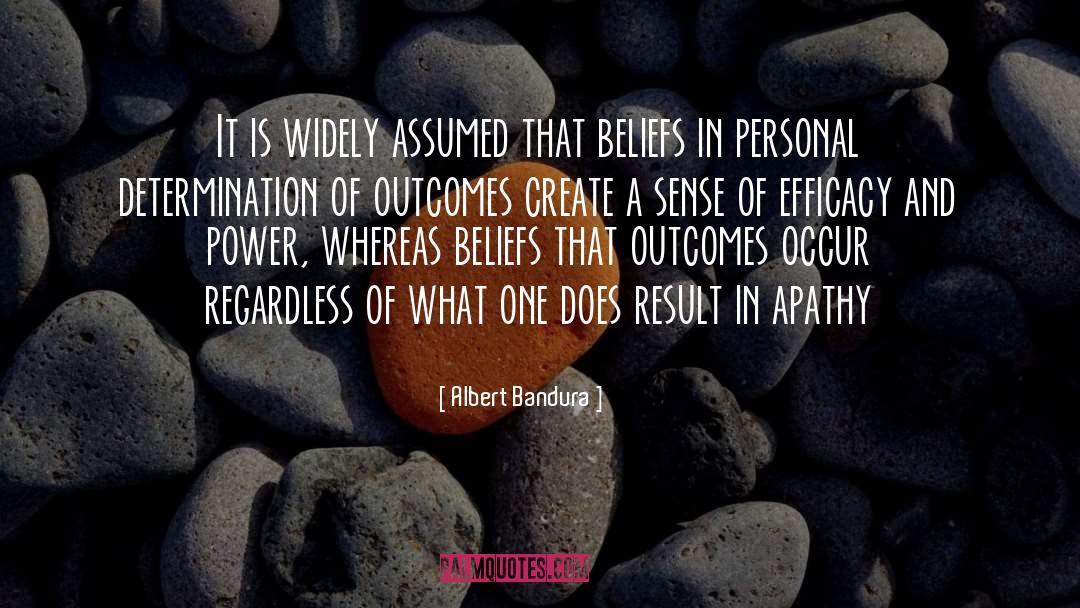 Apathy quotes by Albert Bandura