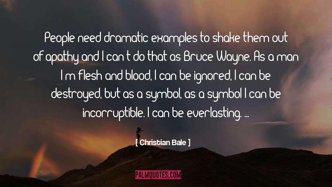 Apathy quotes by Christian Bale