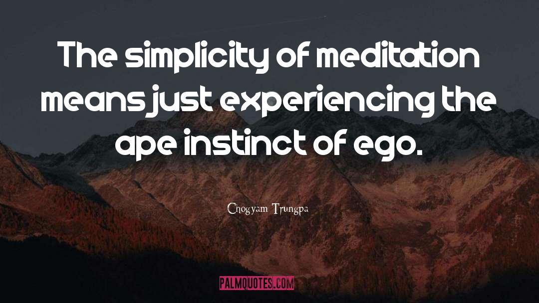 Ape quotes by Chogyam Trungpa
