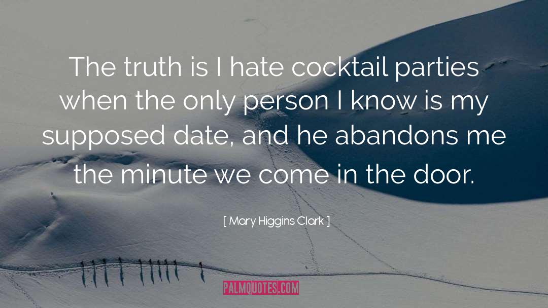 Aperitif Cocktails quotes by Mary Higgins Clark