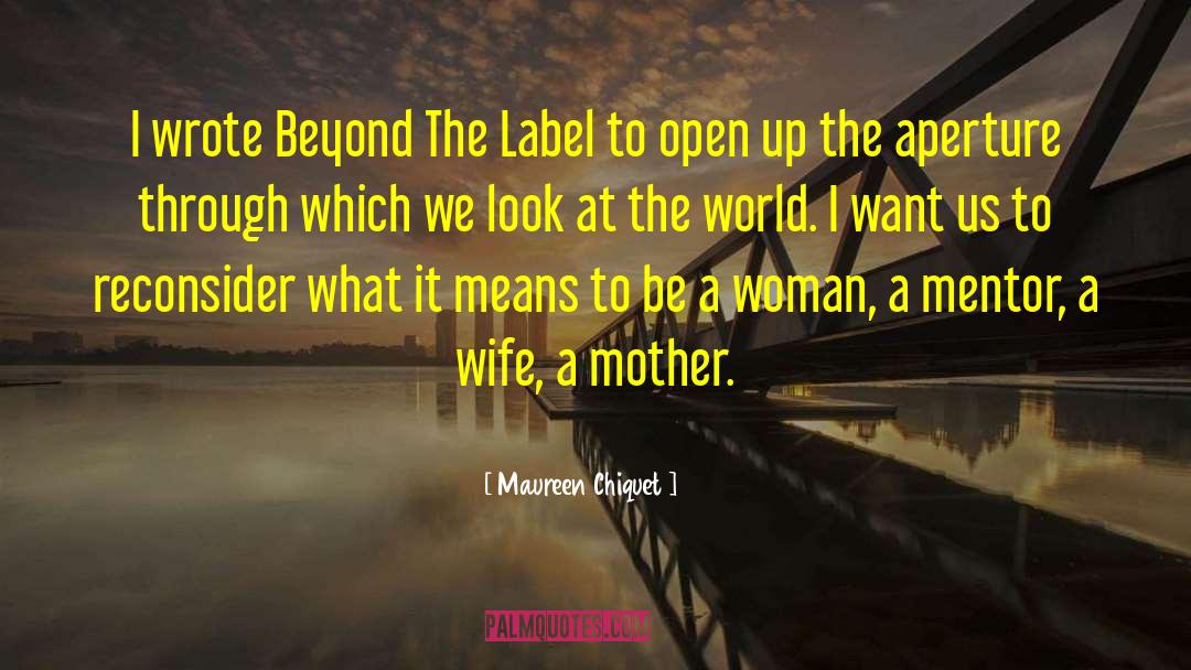 Aperture quotes by Maureen Chiquet