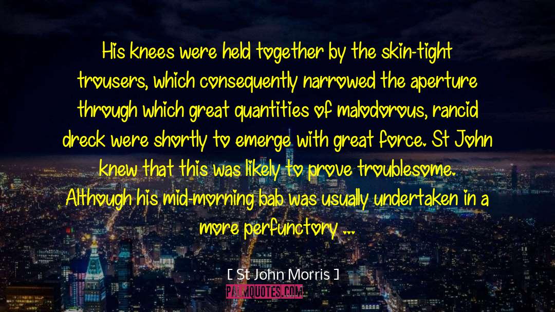Aperture quotes by St John Morris
