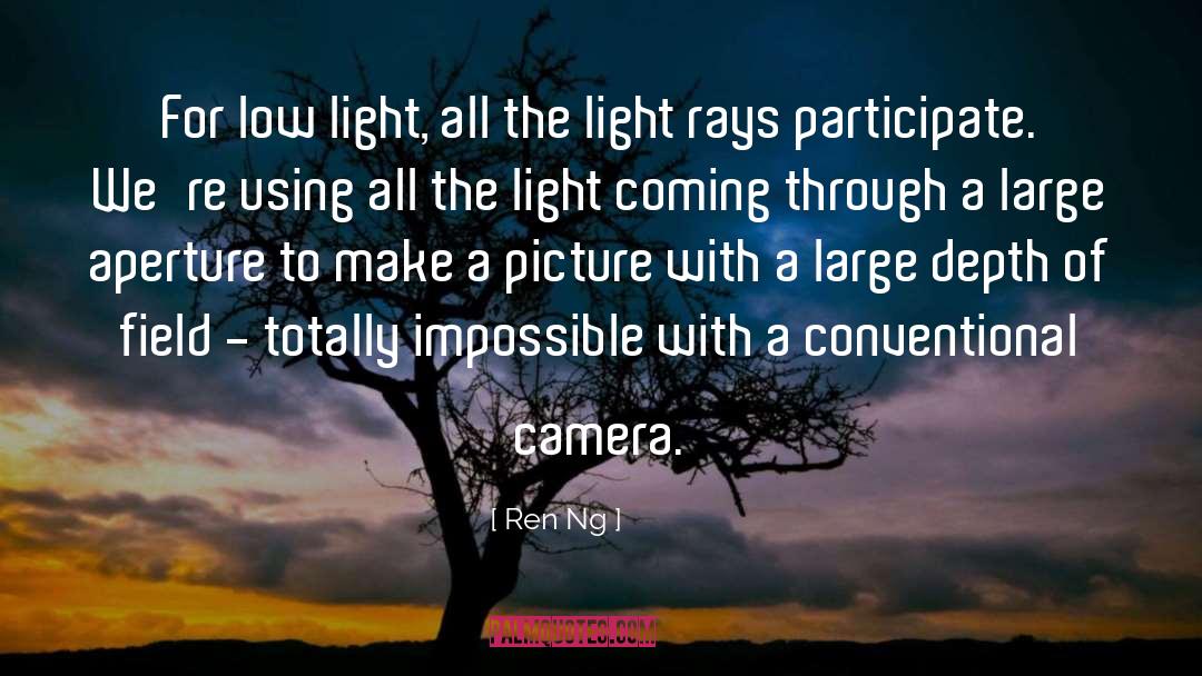 Aperture quotes by Ren Ng