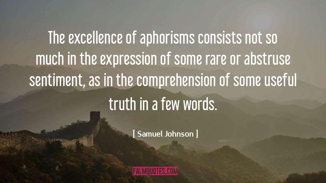 Aphorisms quotes by Samuel Johnson