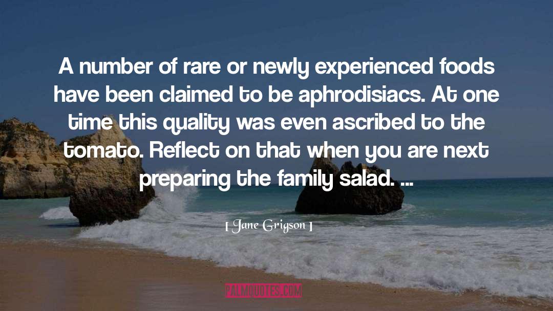 Aphrodisiac quotes by Jane Grigson
