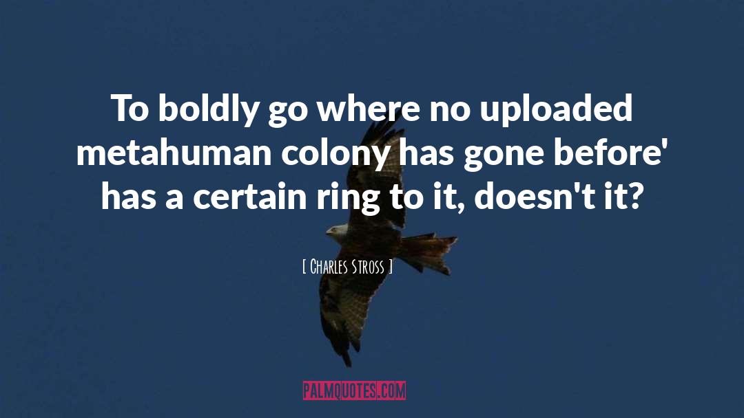 Apian Colony quotes by Charles Stross