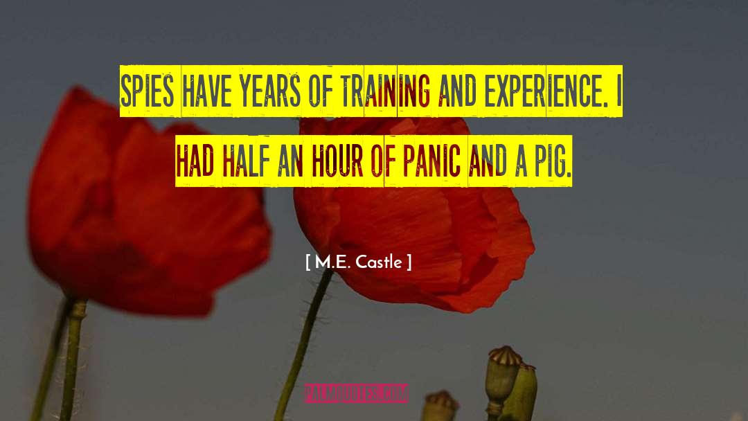 Apnoea Training quotes by M.E. Castle