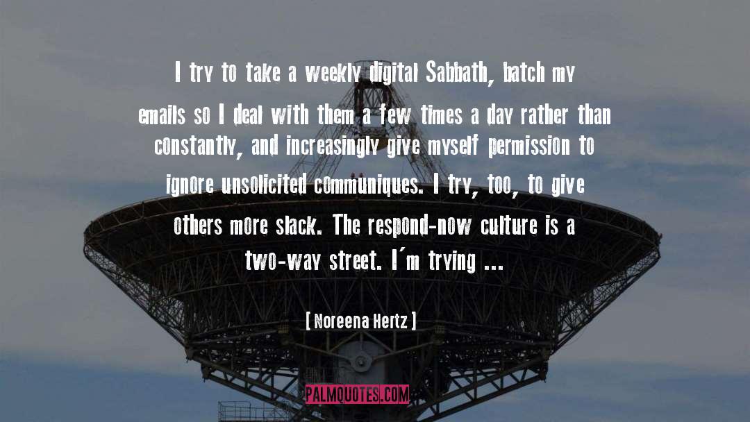 Apocalypse Culture quotes by Noreena Hertz