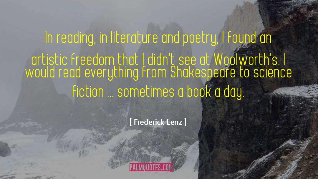 Apocalyptic Fiction quotes by Frederick Lenz