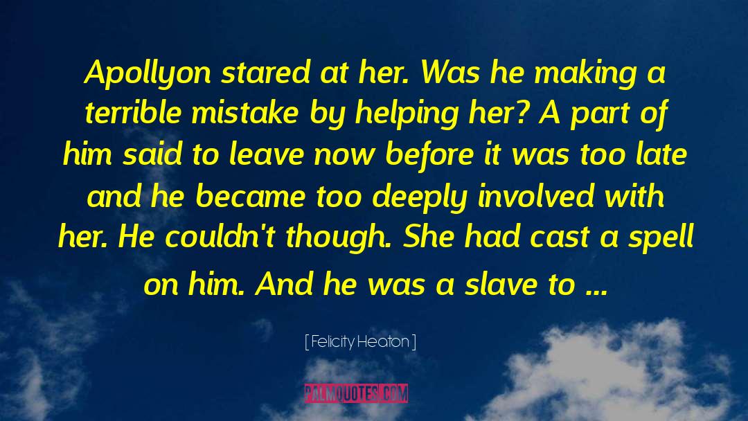 Apollyon quotes by Felicity Heaton