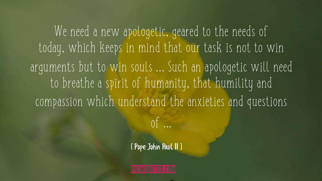 Apologetic quotes by Pope John Paul II