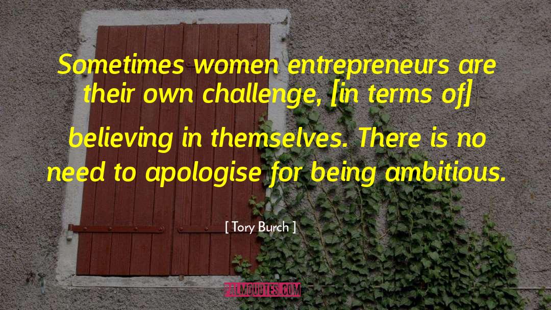 Apologise quotes by Tory Burch