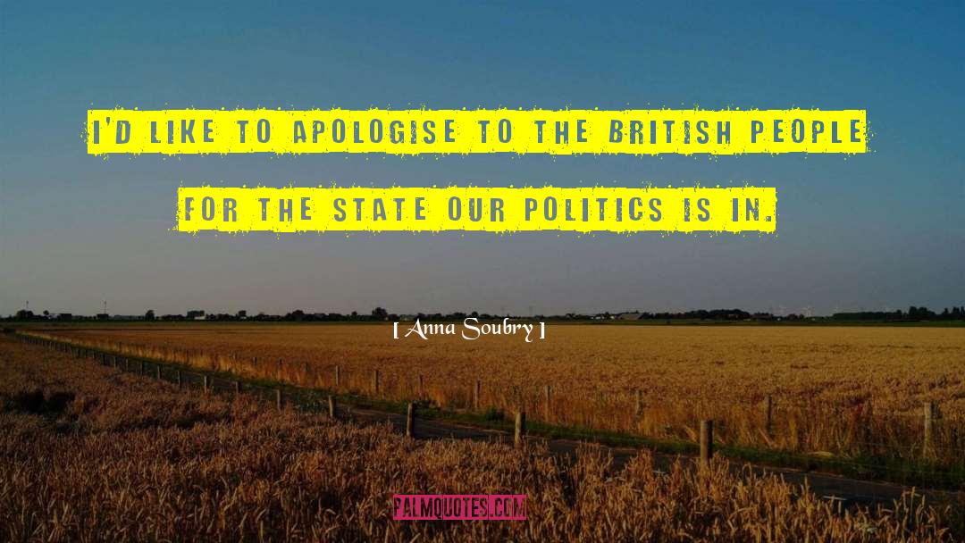 Apologise quotes by Anna Soubry