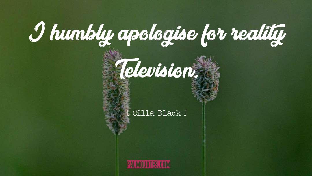 Apologise quotes by Cilla Black