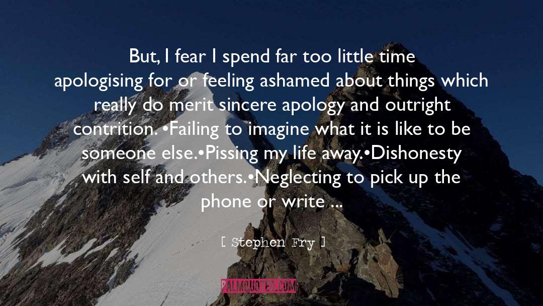 Apologising quotes by Stephen Fry