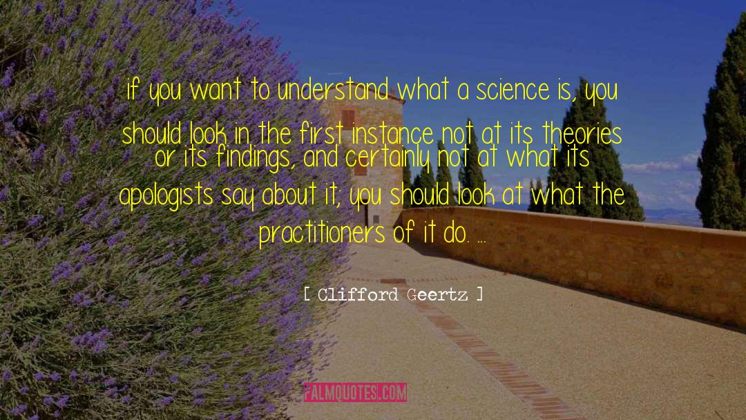 Apologists quotes by Clifford Geertz
