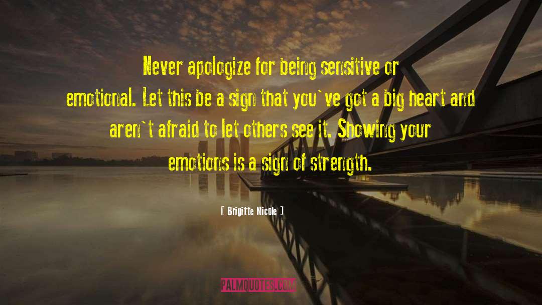Apologize quotes by Brigitte Nicole