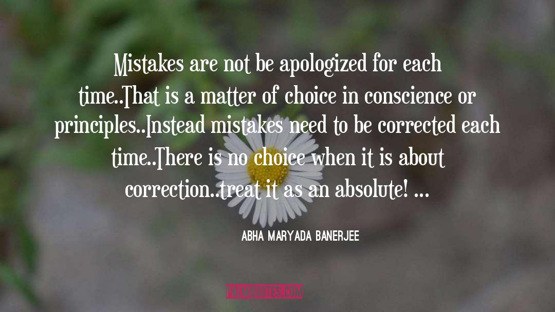 Apologized quotes by Abha Maryada Banerjee