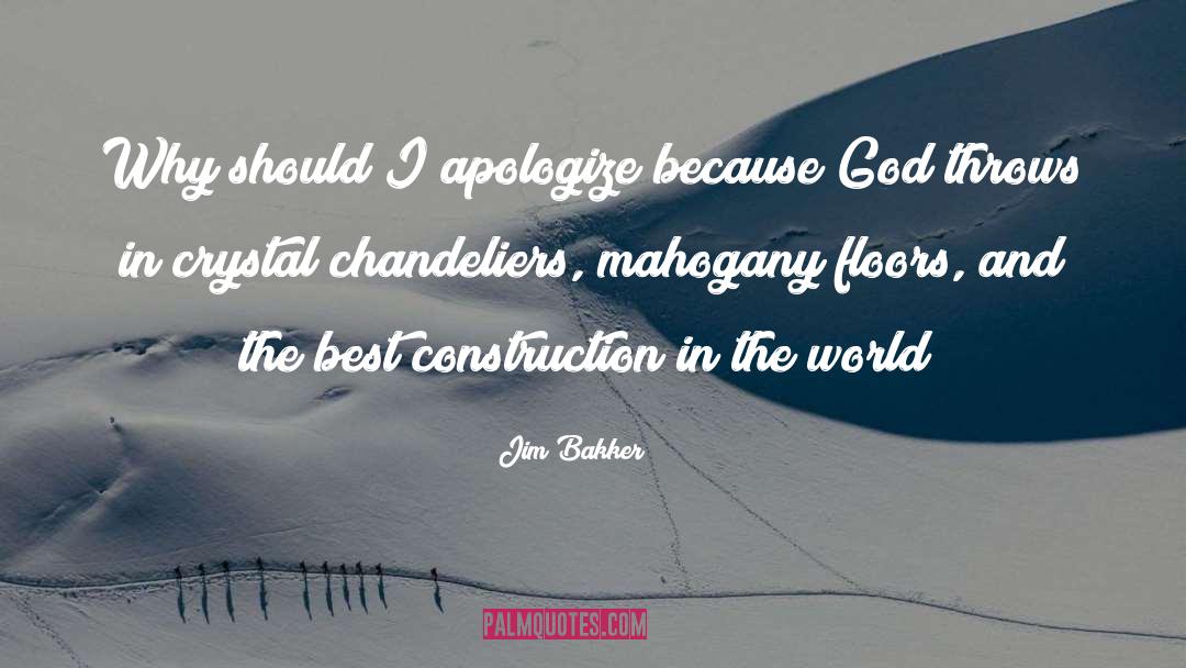 Apologizing quotes by Jim Bakker