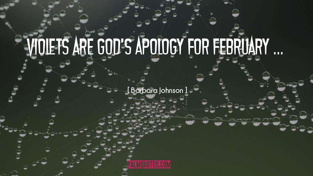 Apology quotes by Barbara Johnson