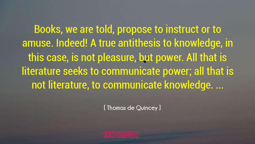 Apolonio De Tiana quotes by Thomas De Quincey