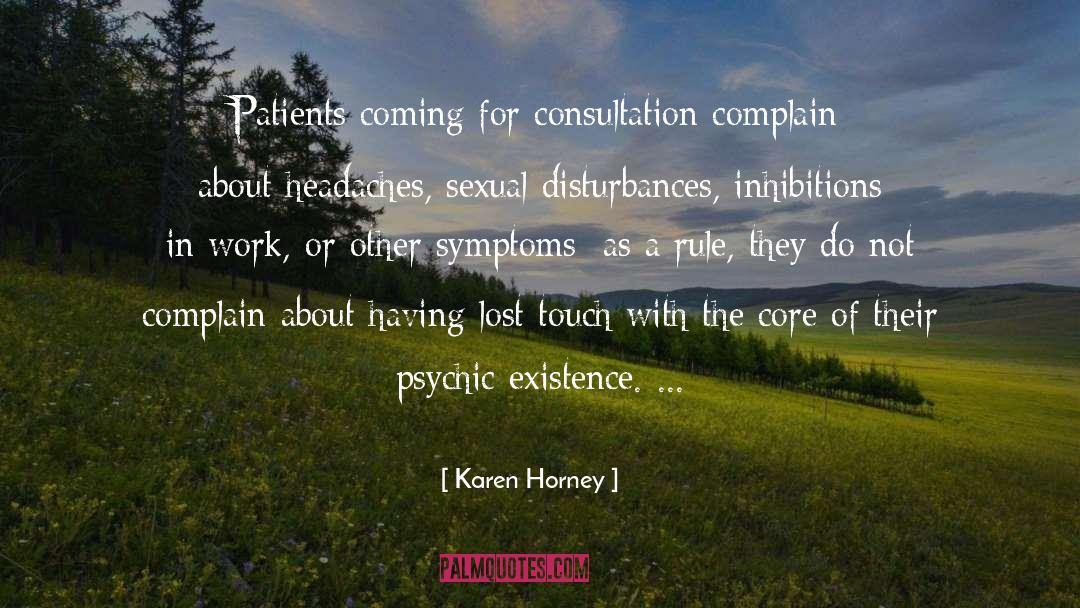 Apoplexy Symptoms quotes by Karen Horney