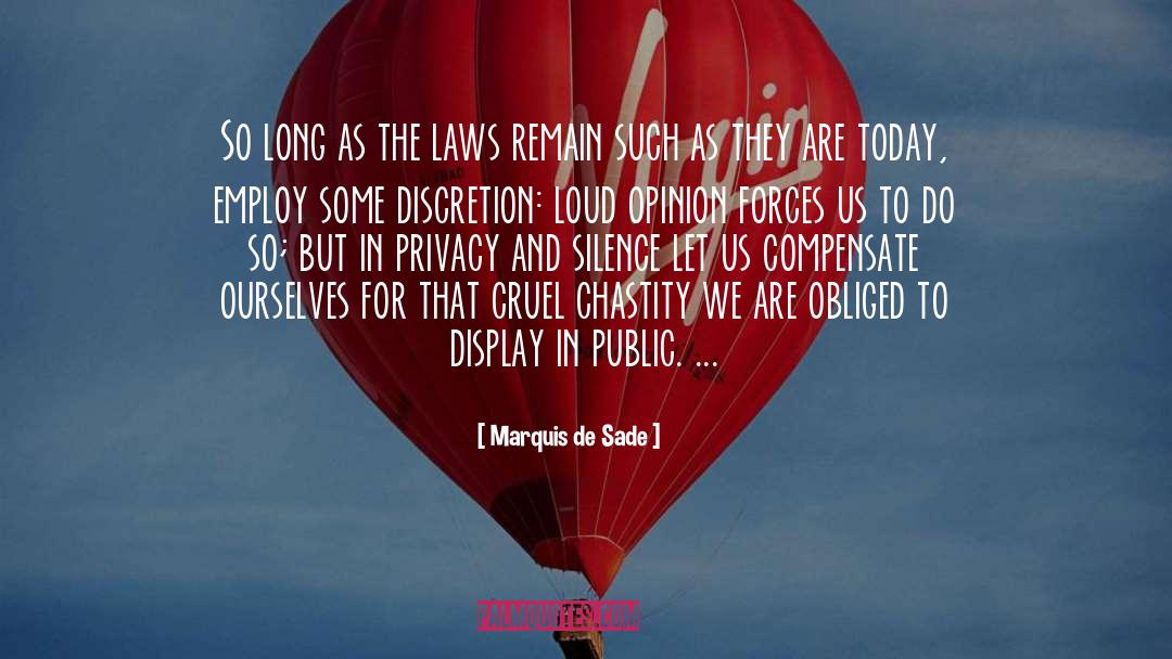 Apostacy Laws quotes by Marquis De Sade