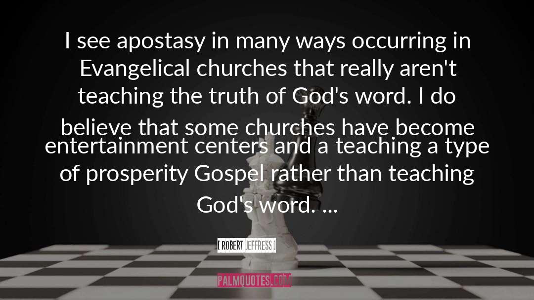 Apostasy quotes by Robert Jeffress