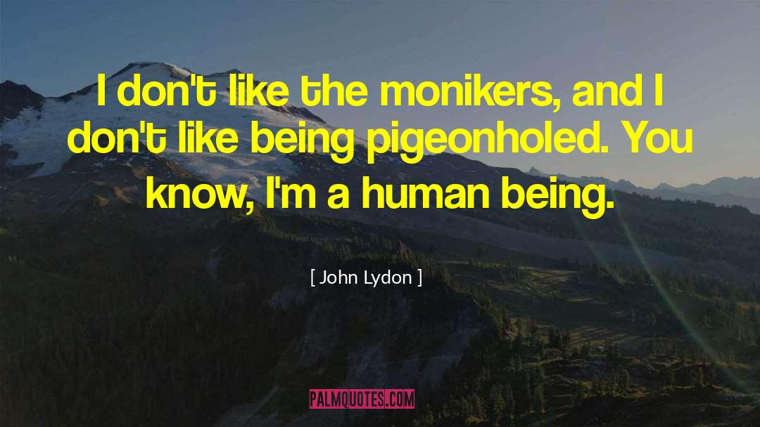 Apostle John quotes by John Lydon