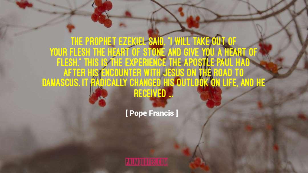 Apostle Paul quotes by Pope Francis