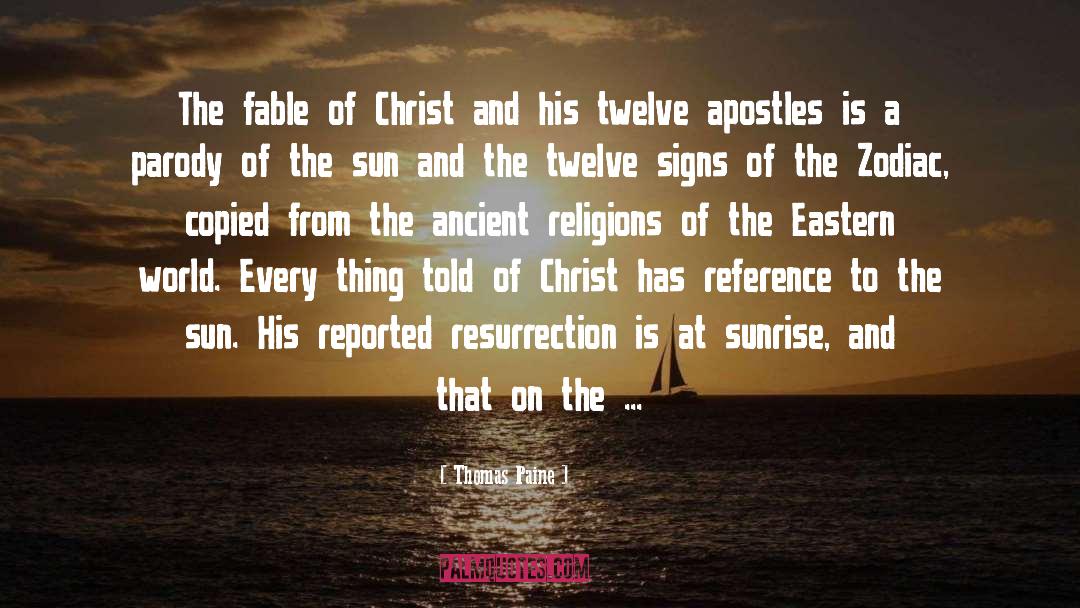Apostles quotes by Thomas Paine