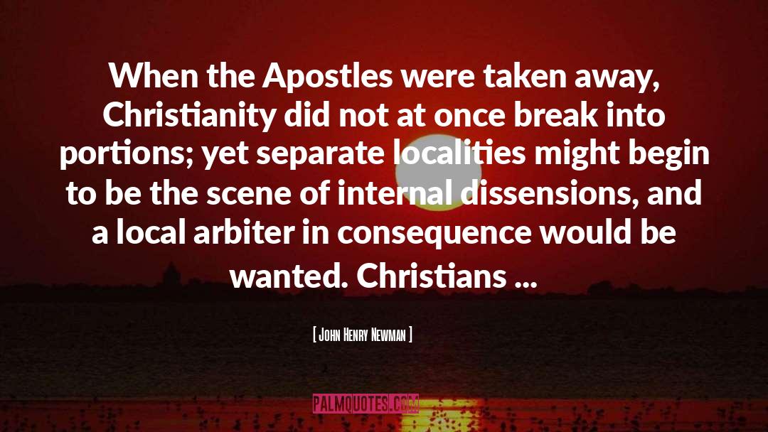 Apostles quotes by John Henry Newman