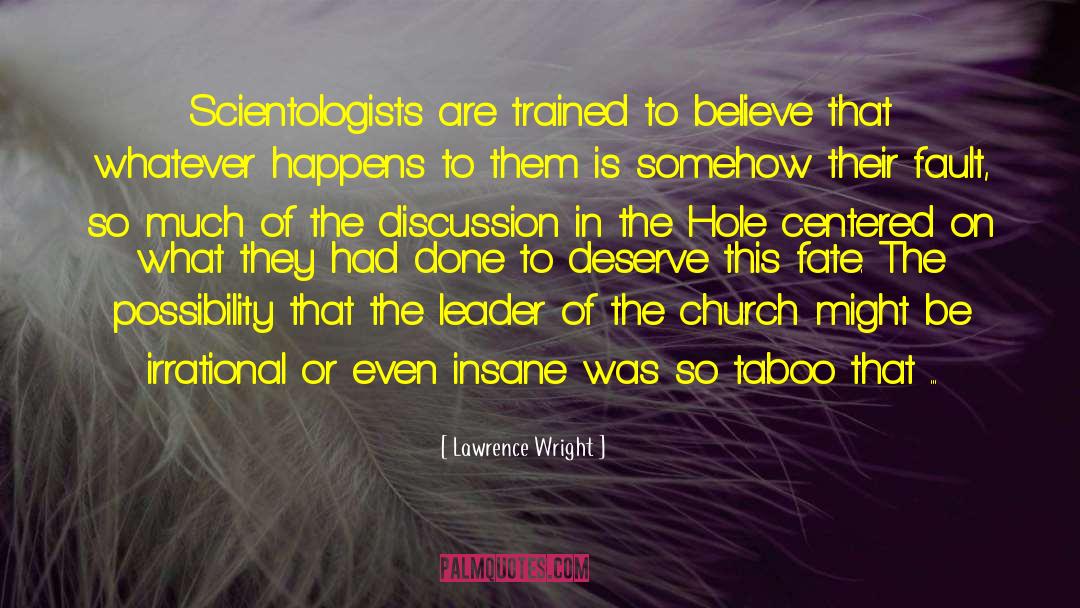 Apostolic Church quotes by Lawrence Wright