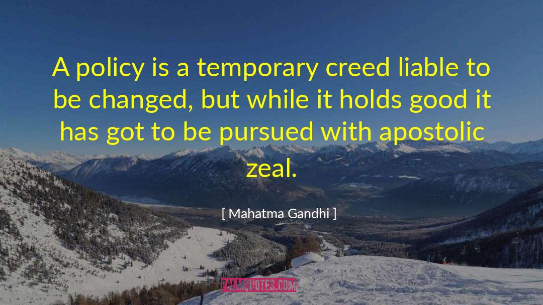Apostolic quotes by Mahatma Gandhi