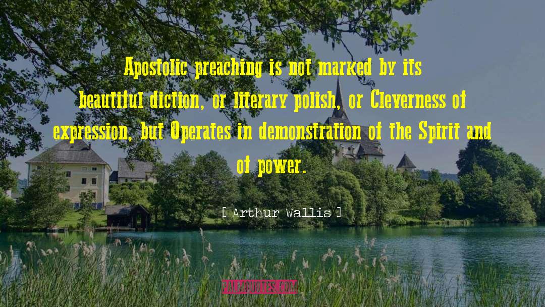 Apostolic quotes by Arthur Wallis