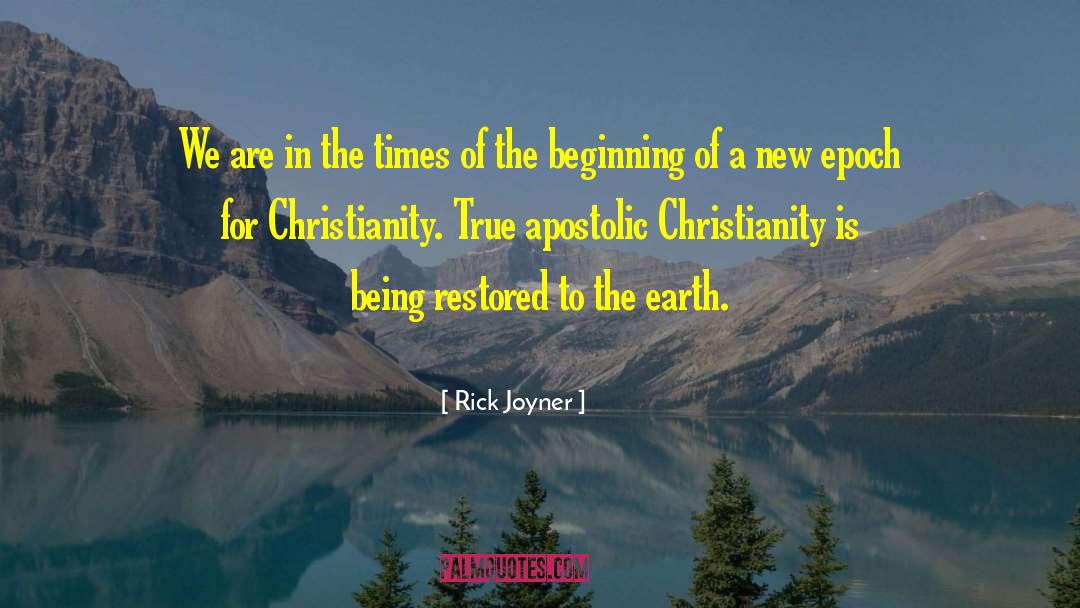 Apostolic quotes by Rick Joyner