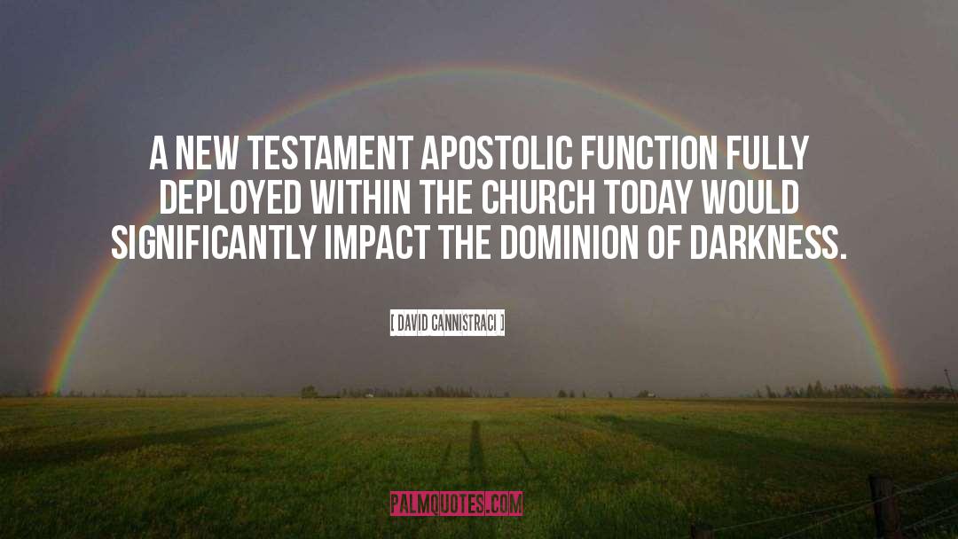 Apostolic quotes by David Cannistraci