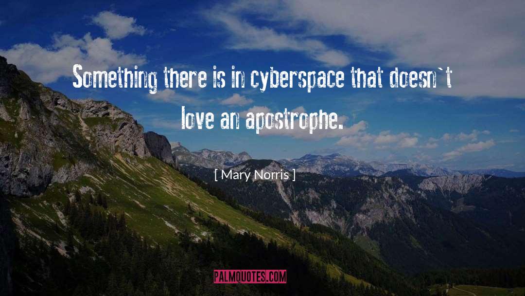 Apostrophe quotes by Mary Norris
