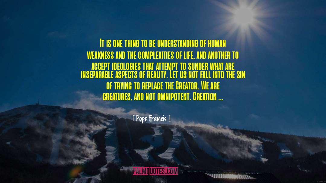 Appah Creator quotes by Pope Francis