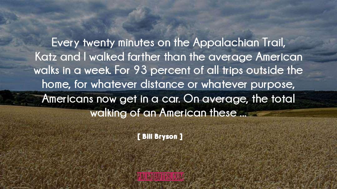 Appalachian Trail quotes by Bill Bryson