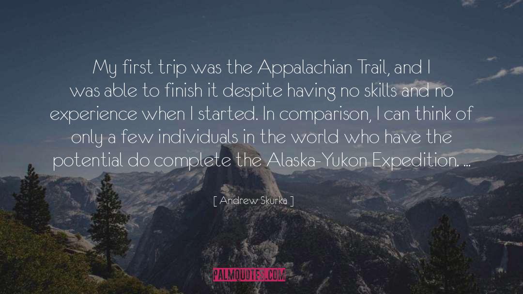 Appalachian Trail quotes by Andrew Skurka