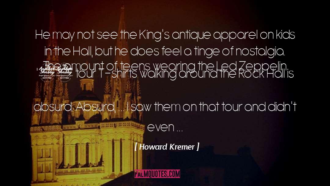 Apparel quotes by Howard Kremer