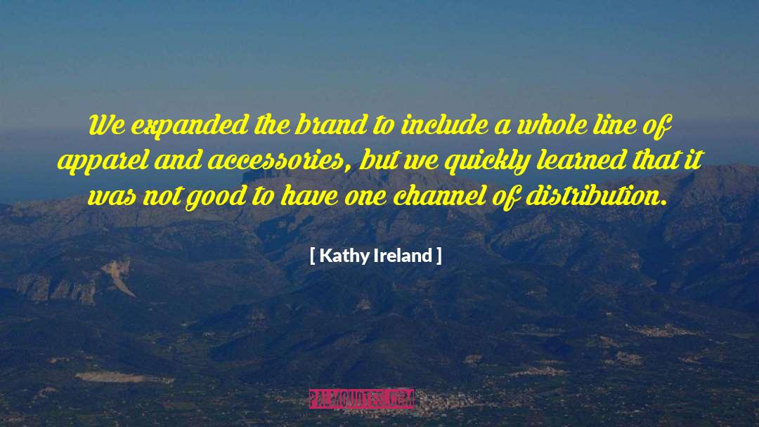 Apparel quotes by Kathy Ireland