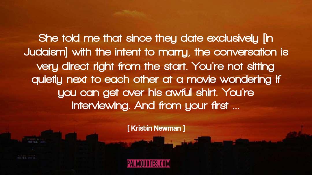 Apparently quotes by Kristin Newman