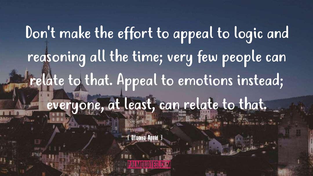 Appeal quotes by Ufuoma Apoki