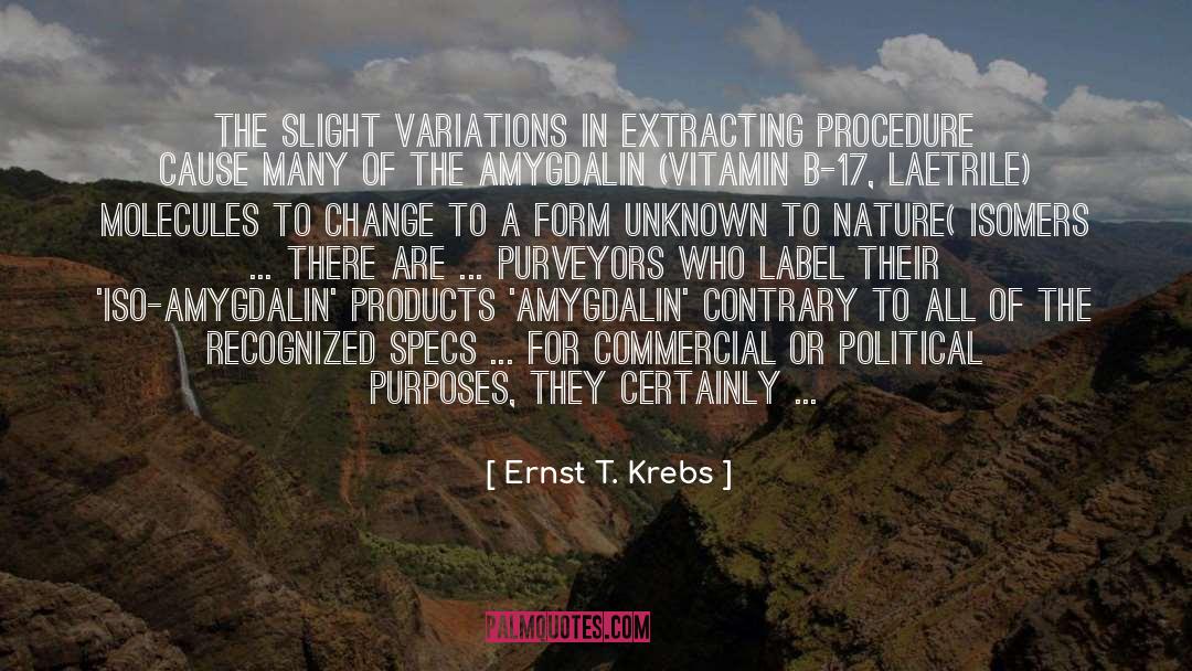 Appeal To Nature Fallacy quotes by Ernst T. Krebs